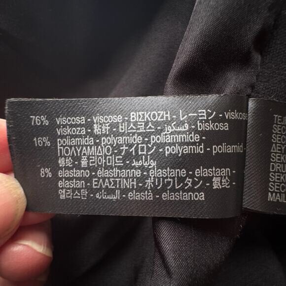 ZARA Combination Puffer Jacket Black - Picture 9 of 12